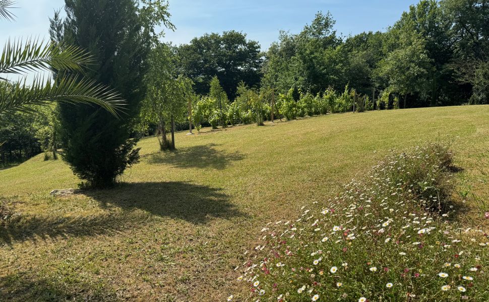 Villa de Campagne avec Chalet en Bois, Piscine et Grand Jardin