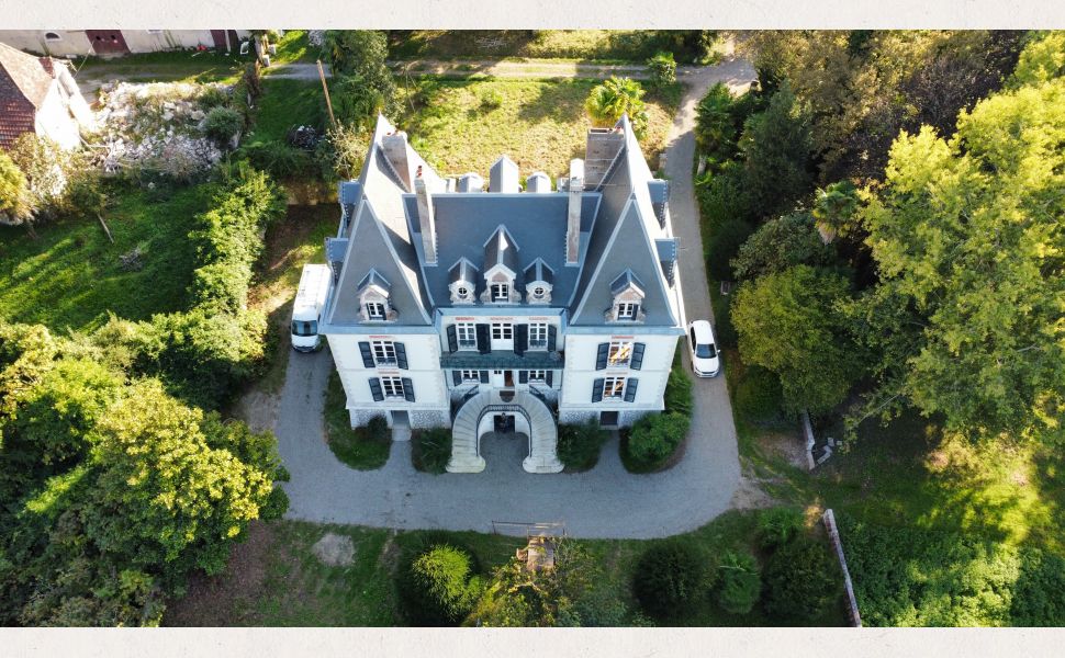 Elégant Château de XIXe Siècle; Architecture intérieure de Napoleon III; 4HA avec Piscine