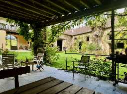 17C Maison de Maitre, set in an Attractive Courtyard with its Original Chai & Barns