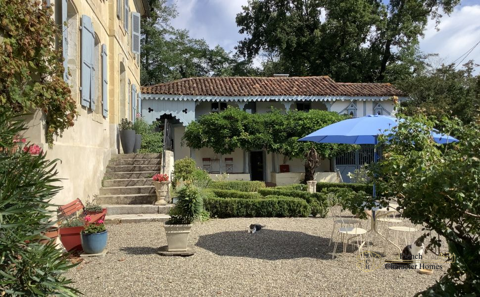 An Authentic 17C Chateau with Guest Cottage & Barns