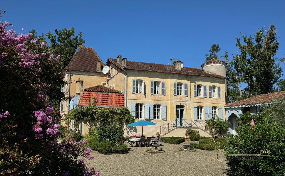 An Authentic 17C Chateau with Guest Cottage & Barns