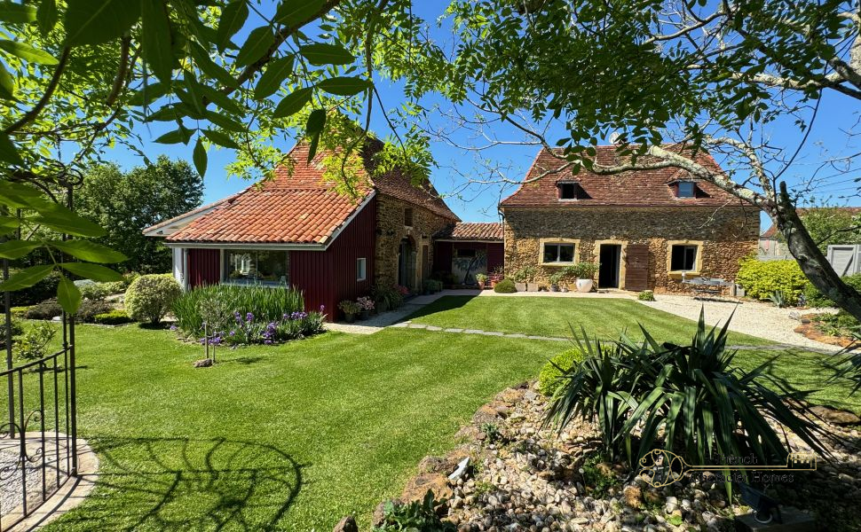 Architect led Restoration of this Deceptively Spacious Farmhouse & Barn with Pyrenean Views!