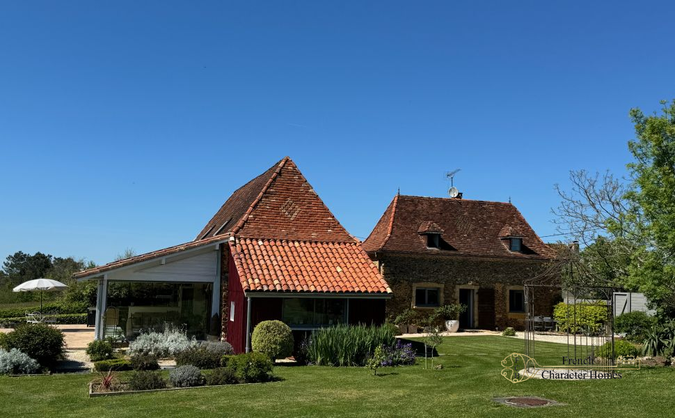 Architect led Restoration of this Deceptively Spacious Farmhouse & Barn with Pyrenean Views!