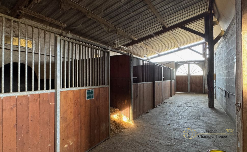 Equestrian Property near Pau with 11 Stables,15 HA (37 acres), Paddocks & Small Vineyard