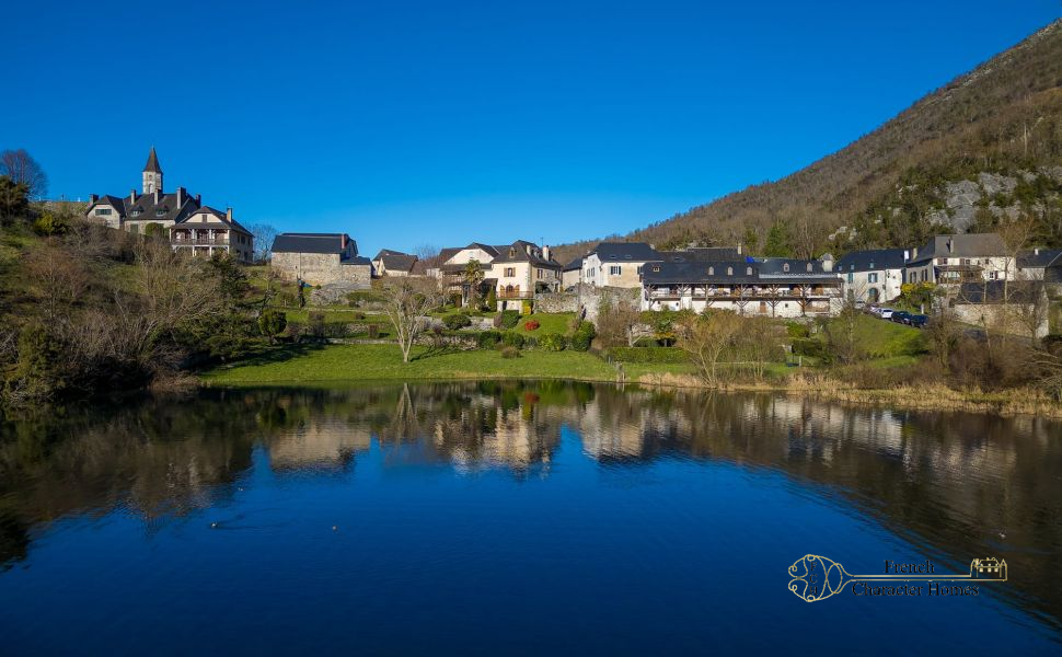 Beautiful Property with Mountain Views and Guest House 35 minutes south of Pau