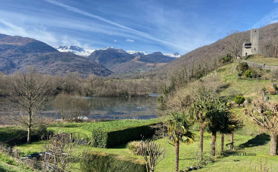 Beautiful Property with Mountain Views and Guest House 35 minutes south of Pau